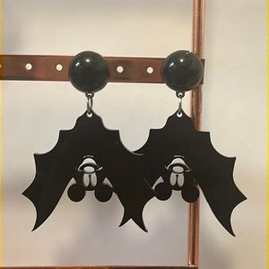 New - Mickey Bat Earrings